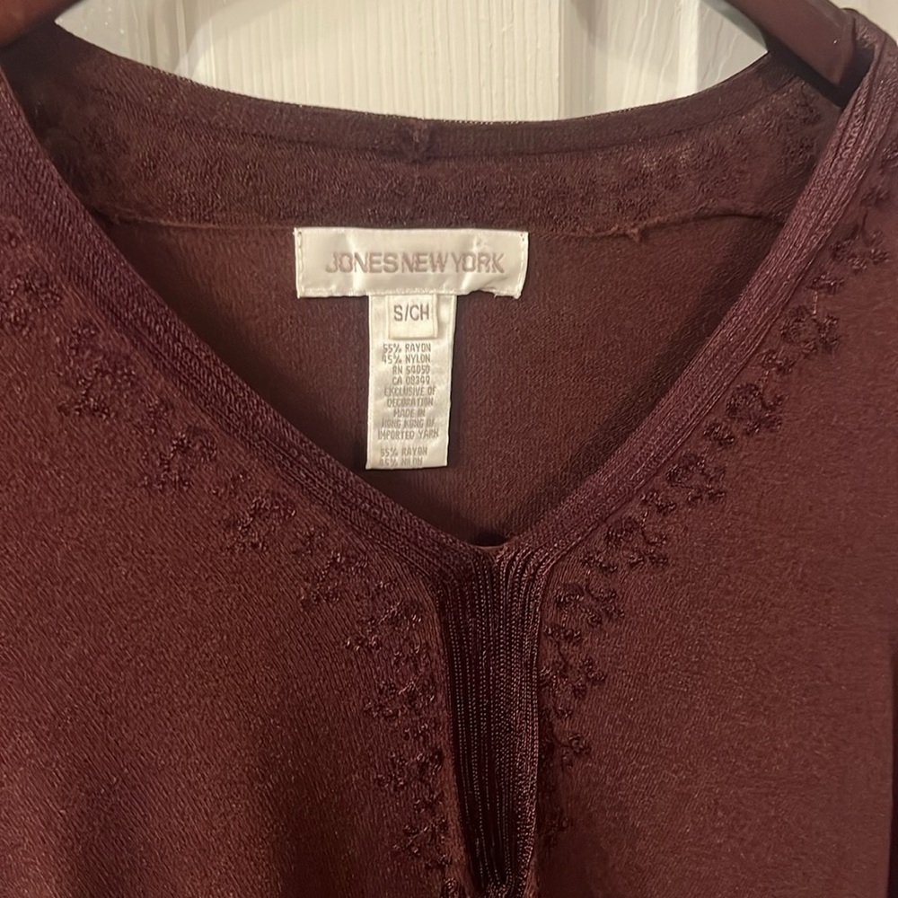 JONES NEW YORK SWEATER SIZE S/CH